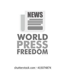 Vector illustration of world press freedom day event