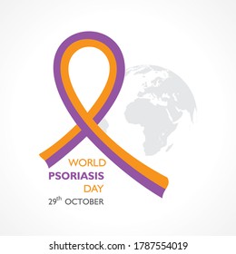 Ilustración vectorial del Día Mundial de la Psoriasis celebrado el 29 de octubre