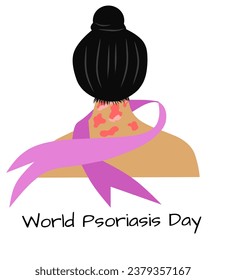 vector illustration of World Psoriasis Day