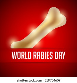 Vector illustration for World Rabies Day Background.