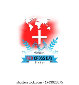 vector illustration for world red cross day-8th May