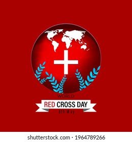 vector illustration for world red cross day-8th May