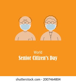 vector illustration for world senior citizens day