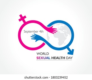 Vector Illustration Of World Sexual Health Day Concept Which Is Held On September 4th