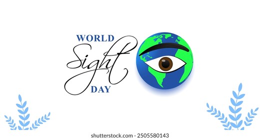 Vector illustration of World Sight Day social media feed template