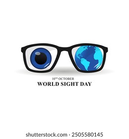 Vector illustration of World Sight Day social media feed template