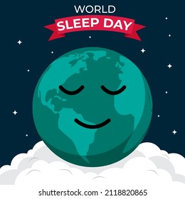 Vector illustration for World Sleep Day