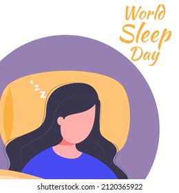 Vector illustration for World Sleep Day