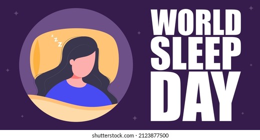 Vector illustration for World Sleep Day
