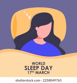 Vector illustration for World Sleep Day