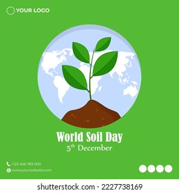 Vector illustration of World Soil Day