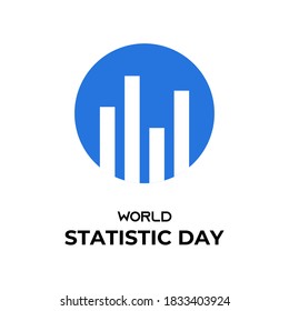 vector illustration World statistics day. Suitable for banner, web, poster, template