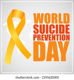 Vector illustration for World Suicide Prevention Day