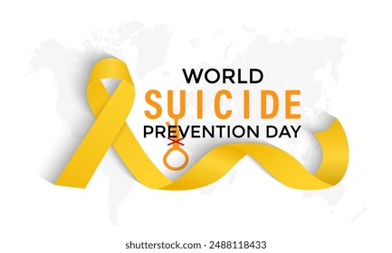 Vector Illustration of world suicide prevention day September 10. Thats awareness prevent suicide worldwide. Banner poster, flyer and background design To prevent suicide worldwide.