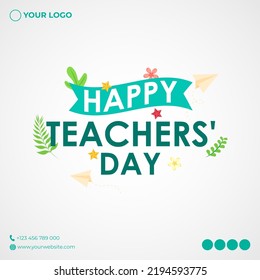 Vector illustration for World Teachers Day