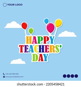 Vector illustration for World Teachers Day