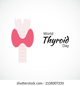 vector illustration for world thyroid day