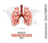 Vector Illustration of World Tuberculosis Day.
