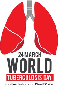 Vector illustration of World Tuberculosis Day