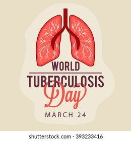 Vector illustration of World Tuberculosis Day.