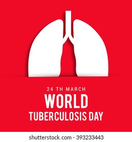 Vector illustration of World Tuberculosis Day.