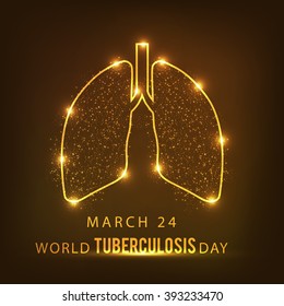 Vector illustration of World Tuberculosis Day.