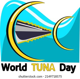 Vector Illustration, World Tuna Day logo