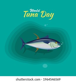 vector illustration for world tuna day-2 may