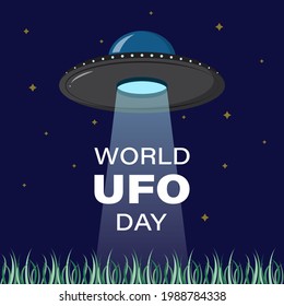 vector illustration for world ufo day