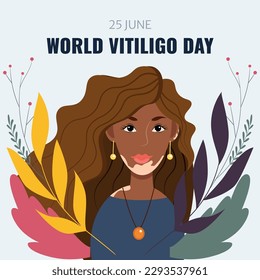 Vector Illustration for World Vitiligo Day