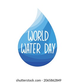 Vector Illustration for World Water Day