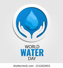 Ilustración vectorial del Día Mundial del Agua
