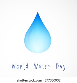  Vector Illustration of World Water Day.
