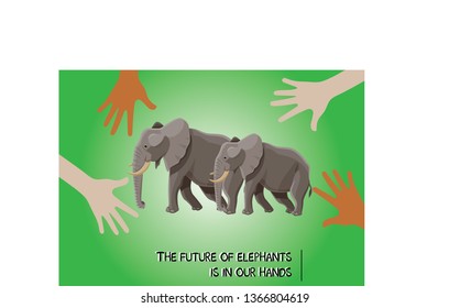 Vector illustration of World Wildlife Day