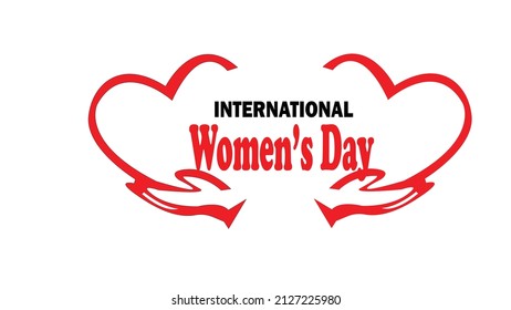 Ilustración vectorial del Día Mundial de la Mujer.  Antecedentes del cartel del Día Internacional de la Mujer