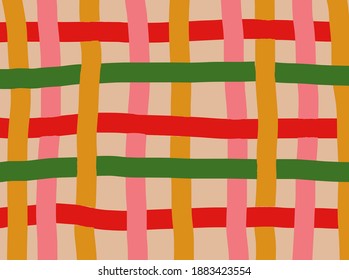 vector illustration of a woven textile pattern