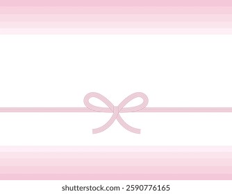 Vector illustration of mizuhiki.　Gift wrapping paper background illustration.