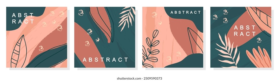 Vector illustration. Wrapping paper or fabric. Greeting cards, flyers, poster, newsletter, branding design, magazine covers. Autumn themed covers, backgrounds.