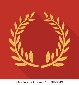 Vector illustration of wreath and laurel icon. Web element of wreath and garland vector icon for stock.