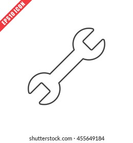 Vector illustration of wrench icon
