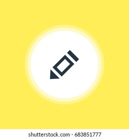 Vector Illustration Of Write Icon. Beautiful User Element Also Can Be Used As Pen  Element.
