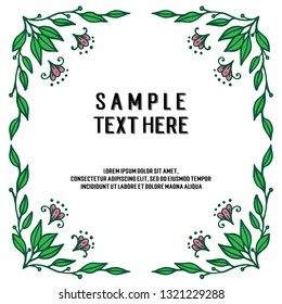 Vector illustration write your text with white background hand drawn