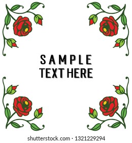 Vector illustration write your text with white background hand drawn