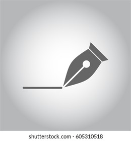 Vektorgrafik des Schriftstellers, Vektorsymbol
