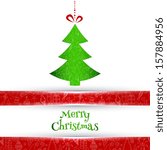 Vector illustration of Xmas tree