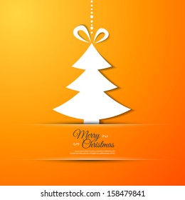 Vector illustration of Xmas tree