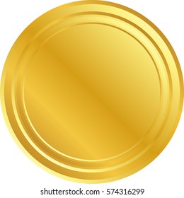 Vector Illustration of Yellow Plate Icon