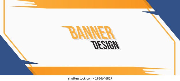 ilustración vectorial de diseño de banner de tema de velocidad amarillo y azul. adecuado para competición de carreras de activos gráficos, diseño web, medios impresos, fondos, etc.