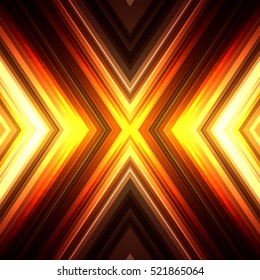 Vector illustration yellow brown glowing background for greeting card, postcard, business card or poster