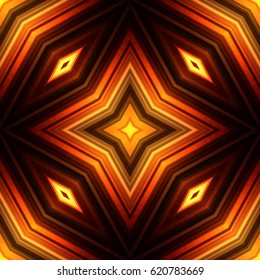 Vector illustration yellow brown glowing background for greeting card, postcard, business card or poster